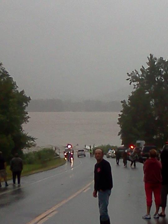Hurricane Irene and Lee near Schoharie