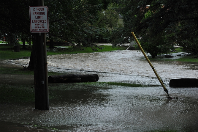 Hurricane Irene and Lee near Schoharie